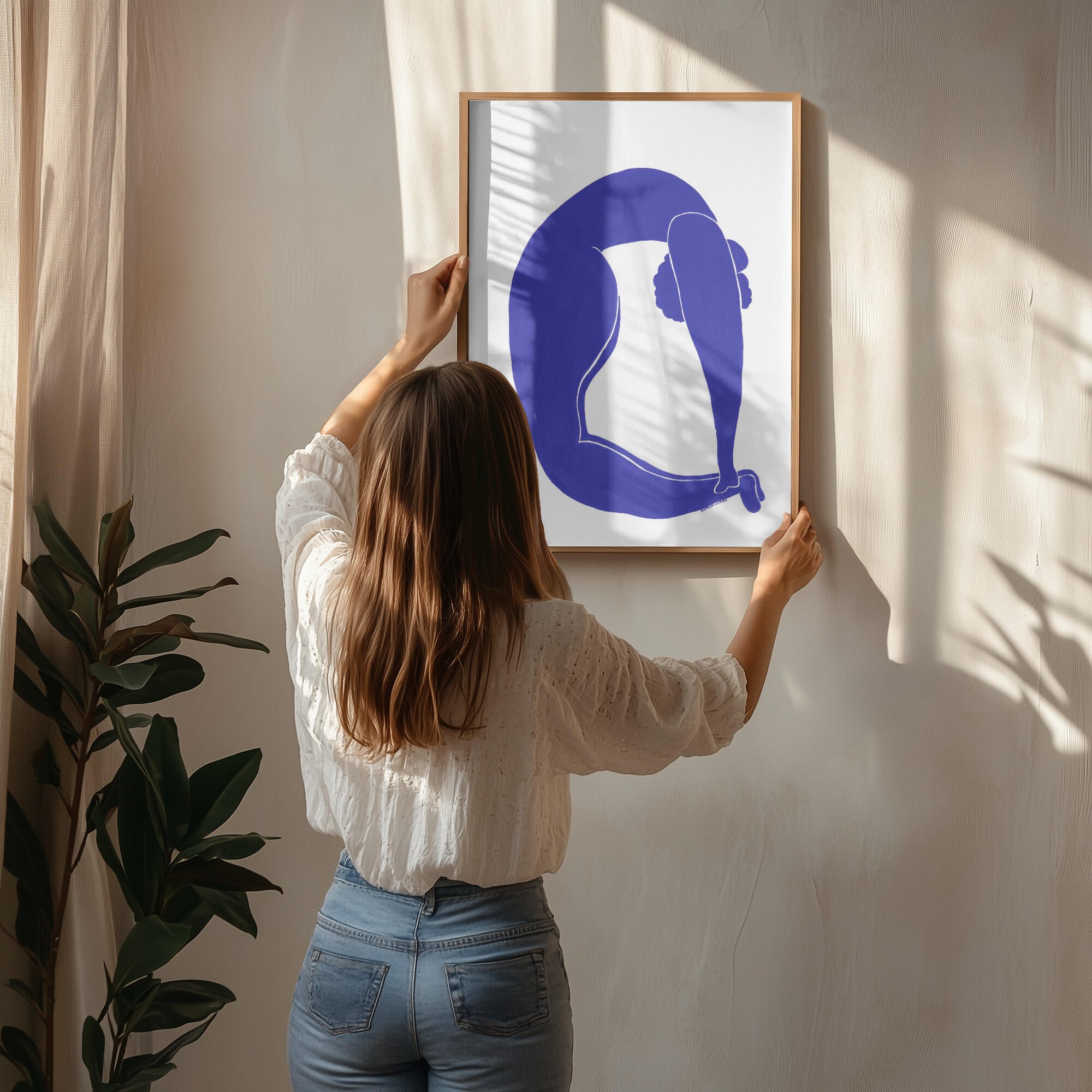 Graceful Blue Form