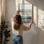 Distant Glow Portrait Diptych II