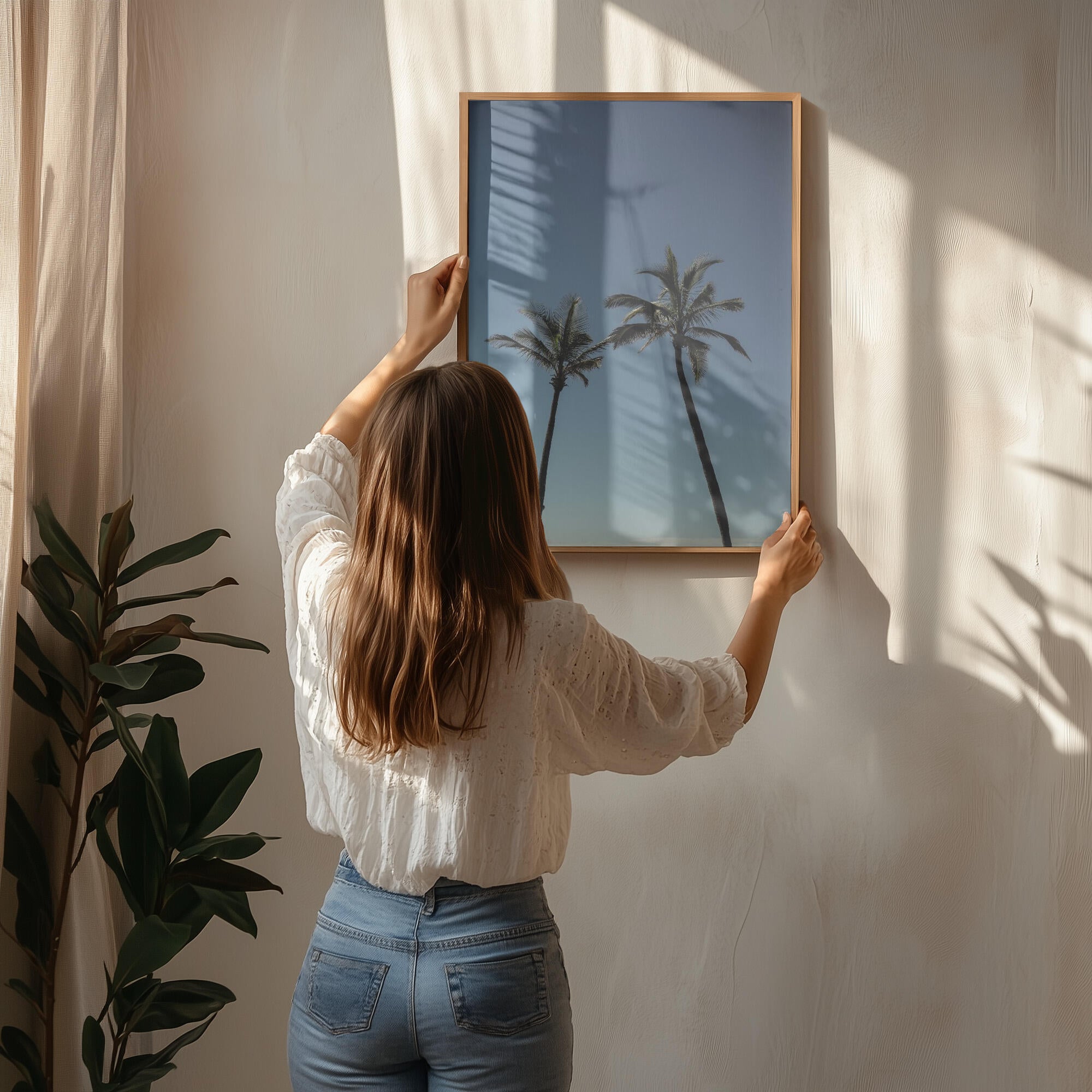 Tropical Palm Silhouettes