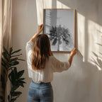 Striking Palm Silhouette