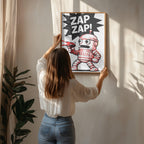 Retro Robot Zap Action