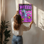 Pop Art Roller Robot