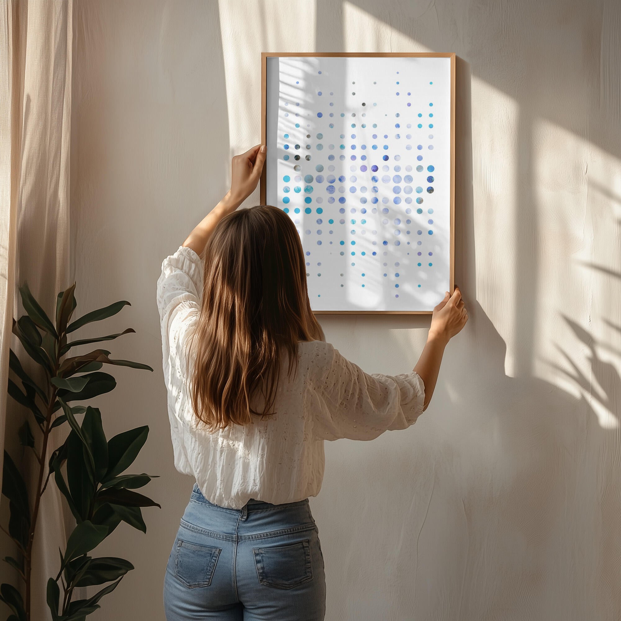 Floating Blue Circles