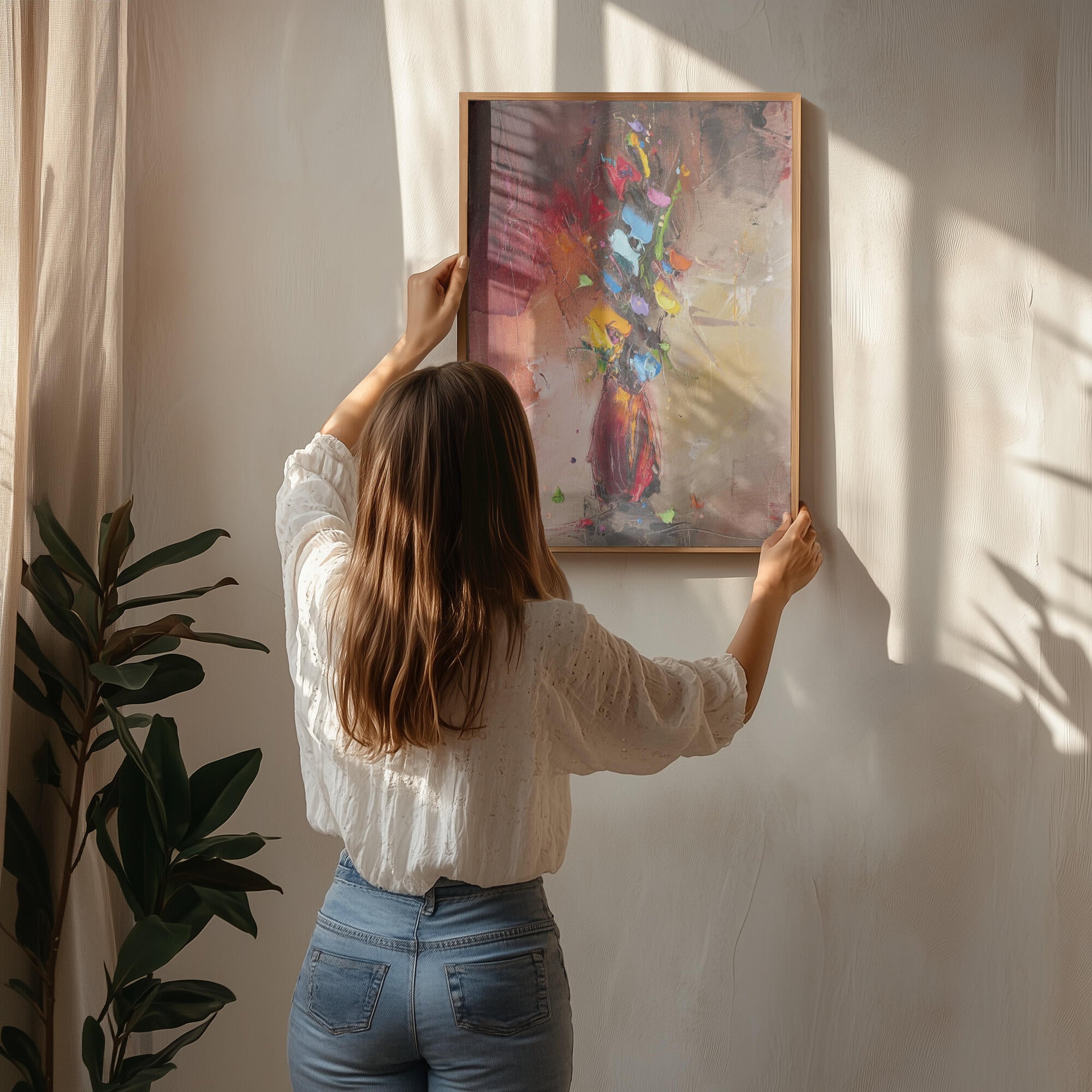 Vibrant Abstract Bouquet