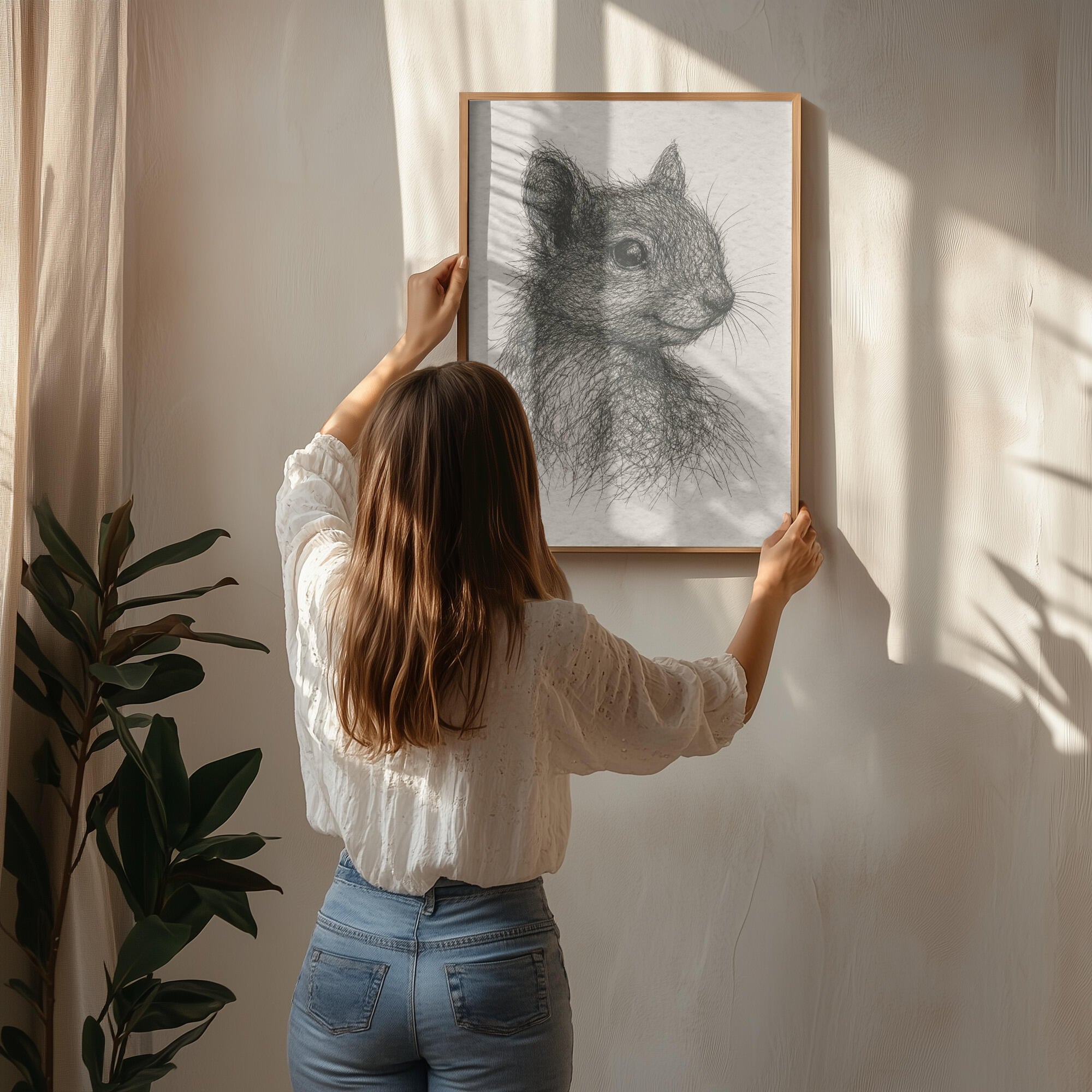 Woodland Squirrel Portrait