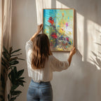 Vibrant Floral Impression