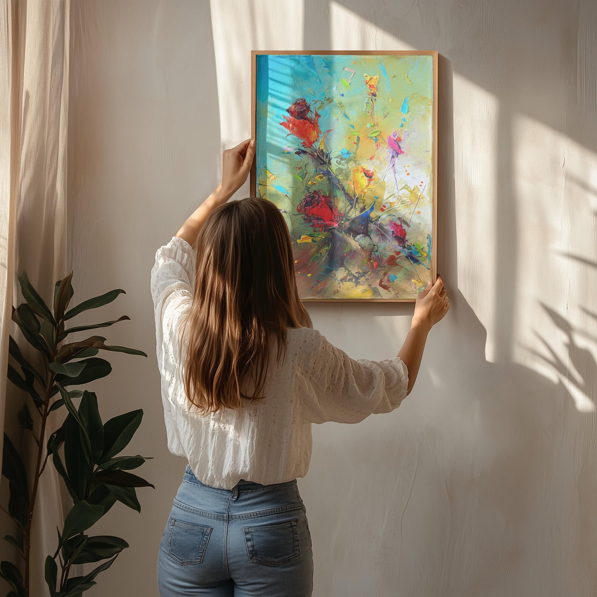 Vibrant Floral Impression